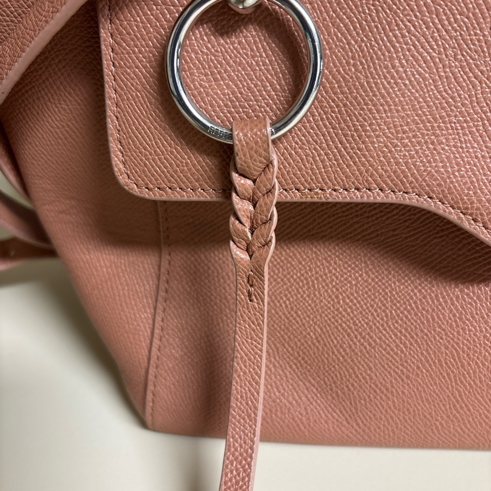 Rebecca Minkoff Gabby Leather Sachet Rose Purse Bag - Picture 6 of 13